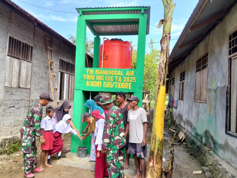 Kegiatan TNI Manunggal Membangun Desa (TMMD) ke-126 Kodim 1505/Tidore resmi tuntas dengan hasil yang membanggakan