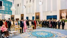 Panglima TNI Jenderal TNI Agus Subiyanto menghadiri upacara penganugerahan gelar Pahlawan Nasional yang dipimpin langsung oleh Presiden Republik Indonesia