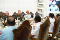 Panglima TNI Jenderal TNI Agus Subiyanto menerima kunjungan kehormatan (Courtesy Call) dari Mayor Jenderal Yousef A. Al Hnaity