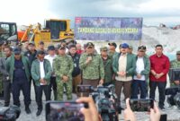 Tambang timah ilegal yang berhasil disita Satuan Tugas Penertiban Kawasan Hutan (Satgas PKH) di Kabupaten Bangka Tengah