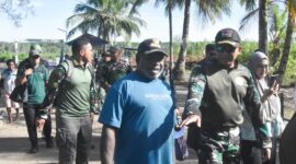 Komandan Kodim 1710/Mimika, Letkol Inf M. Slamet Wijaya, S.Sos., M.Han., M.A., memimpin langsung kegiatan patroli wilayah