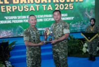 Kepala Staf Umum (Kasum) TNI Letjen TNI Richard Tampubolon mewakili Panglima TNI Jenderal TNI Agus Subiyanto memberikan ceramah