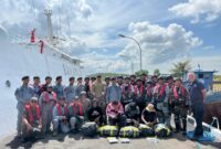 Pelatihan Visit, Board, Search, and Seizure (VBSS) Tahap VII Tahun 2025 yang diselenggarakan Bakamla RI bekerja sama dengan United Nations Office on Drugs and Crime