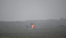 Unsur Udara TNI melaksanakan latihan Time on Target (TOT) Serangan Udara Langsung (SUL) sebagai bagian dari Latihan TNI Terintegrasi