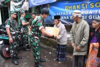 Kasdam V/Brawijaya Brigjen TNI Zainul Bahar, S.H., M.Si., bersama Danrem 083/Baladhika Jaya Kolonel Inf Kohir melaksanakan peninjauan
