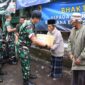 Kasdam V/Brawijaya Brigjen TNI Zainul Bahar, S.H., M.Si., bersama Danrem 083/Baladhika Jaya Kolonel Inf Kohir melaksanakan peninjauan