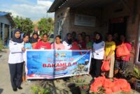 Kantor Stasiun Bakamla TBK melaksanakan kegiatan sosial berupa pembagian 100 paket sembako