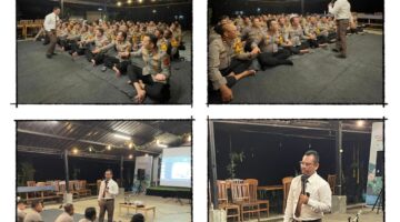 Kapolres Wikha Ardiles menggelar kegiatan Self Healing and Emotional Cleansing bekerja sama dengan Thanks Institute Indonesia