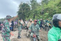 Akses jalan Simpang KKA yang menghubungkan Kabupaten Aceh Utara dengan Kabupaten Bener Meriah kembali tersambung