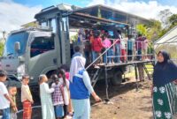 TNI melalui Bekangdam Iskandar Muda mendirikan dapur umum di Kecamatan Timang Gajah, Kabupaten Bener Meriah