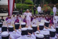 Bakamla RI memperingati Hari Ulang Tahun (HUT) ke-20 dengan menggelar upacara resmi