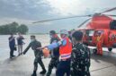 Satu jenazah korban jatuhnya pesawat ATR 42-500 berhasil dievakuasi menggunakan helikopter Rescue Basarnas Dauphin AS-365 N3