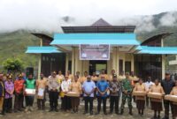 Dandim 1714/Puncak Jaya Letkol Inf Bagus Kurniawan M.Han, dalam rangka mendampingi Pemerintah Provinsi Papua Tengah