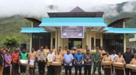 Dandim 1714/Puncak Jaya Letkol Inf Bagus Kurniawan M.Han, dalam rangka mendampingi Pemerintah Provinsi Papua Tengah