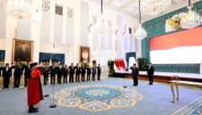 Pelantikan Hakim Mahkamah Konstitusi dan Wakil Menteri Keuangan yang dipimpin langsung oleh Presiden Republik Indonesia Prabowo Subianto