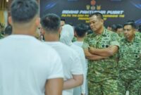 Wakil Panglima TNI Jenderal TNI Tandyo Budi R memimpin Sidang Penentuan Tahap Akhir (Pantukhir) dalam rangka pemilihan Calon Perwira TNI