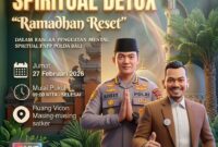 Biro SDM Polda Bali bekerja sama dengan Thanks Institute Indonesia menyelenggarakan kegiatan Spiritual Detox: Ramadan Reset
