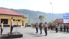 Sekitar 200 personel dari Kodim 1714/PJ, Polres/PJ, Pemda, serta unsur pendukung terkait mengikuti apel