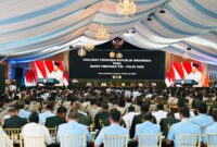 Rapat Pimpinan (Rapim) TNI–Polri yang dipimpin langsung oleh Presiden Republik Indonesia Prabowo Subiyanto di Istana Negara