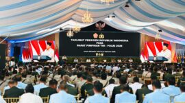 Rapat Pimpinan (Rapim) TNI–Polri yang dipimpin langsung oleh Presiden Republik Indonesia Prabowo Subiyanto di Istana Negara