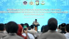 Peresmian 1.072 Satuan Pelayanan Pemenuhan Gizi (SPPG) dan 18 Gudang Ketahanan Pangan Polri serta groundbreaking 107 SPPG yang dipimpin Presiden RI Prabowo Subianto