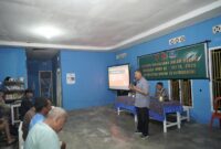 Satgas TMMD ke-127 Kodim 1514/Morotai menggelar kegiatan penyuluhan kepada warga di Desa Daruba Pantai