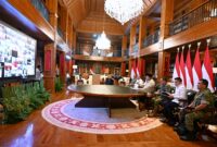 Presiden RI Prabowo Subianto meresmikan 218 jembatan yang tersebar di berbagai wilayah Indonesia melalui video conference