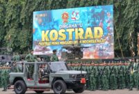 Panglima TNI Jenderal TNI Agus Subiyanto memimpin Upacara Peringatan Hari Ulang Tahun (HUT) ke-65 Komando Cadangan Strategis Angkatan Darat