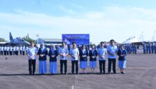 Serah Terima Jabatan (Sertijab) Komandan Skadron Udara 11 yang dilaksanakan di Apron Shelter Skadron Udara 11, Makassar