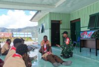 Komando Distrik Militer (Kodim) 1714/Puncak Jaya menyelenggarakan kegiatan Persami Korps Kadet Republik Indonesia