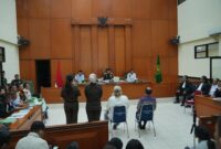 Pengadilan Militer Tinggi II Jakarta menggelar sidang perkara dugaan tindak pidana korupsi pengadaan satelit Navayo