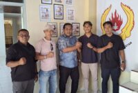 Pelepasan secara resmi kontingen atlet Ikatan Pencak Silat Indonesia (IPSI) Pesisir Selatan untuk mengikuti Pemusatan Latihan Daerah