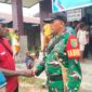 Babinsa Koramil 1710-07/Mapurujaya, Serka Slamet Riyadi melaksanakan kegiatan komunikasi sosial (komsos) bersama warga