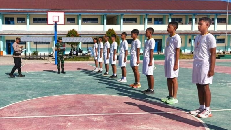 Personel Kodim 1710/Mimika turut ambil bagian dalam kepanitiaan seleksi Pasukan Pengibar Bendera Pusaka