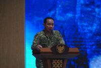 Panglima TNI Jenderal TNI Agus Subiyanto memberikan materi tentang “Program dan Kebijakan TNI dalam Mendukung Asta Cita Mewujudkan Indonesia Emas 2045”