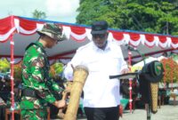 Komando Distrik Militer (Kodim) 1710/Mimika resmi memulai kegiatan TNI Manunggal Membangun Desa (TMMD) Reguler ke-128 Tahun 2026