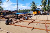 TNI Manunggal Membangun Desa (TMMD) Reguler ke-128 hari kedua, Kodim 1710/Mimika genjot progres sasaran fisik