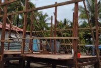 Pelaksanaan program TMMD ke-128 Kodim 1710/Mimika di Kampung Keakwa, Distrik Mimika Tenga