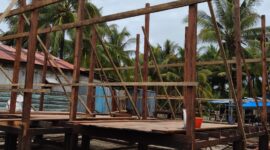 Pelaksanaan program TMMD ke-128 Kodim 1710/Mimika di Kampung Keakwa, Distrik Mimika Tenga