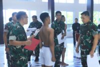 Komandan Lanud Sultan Hasanuddin Marsma TNI Arifaini Nur Dwiyanto, M.Han., memimpin Sidang Pantukhir Daerah