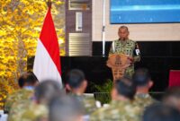 Komandan Pusat Polisi Militer TNI (Danpuspom TNI) Mayjen TNI Yusri Nuryanto mewakili Panglima TNI Jenderal TNI Agus Subiyanto secara resmi membuka Rapat Koordinasi Teknis