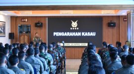 Kepala Staf Angkatan Udara Marsekal TNI M. Tonny Harjono, S.E., M.M., beserta rombongan melaksanakan kunjungan kerja