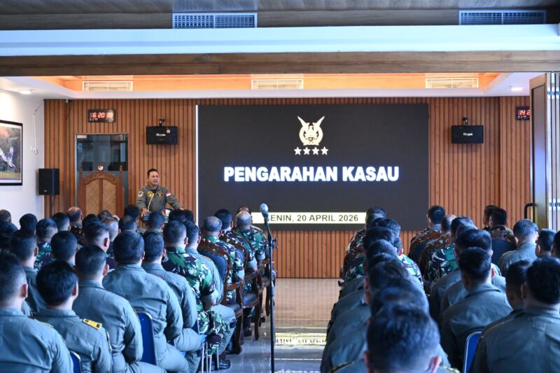 Kepala Staf Angkatan Udara Marsekal TNI M. Tonny Harjono, S.E., M.M., beserta rombongan melaksanakan kunjungan kerja