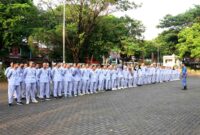 BPSDMD Provinsi Kalimantan Selatan dengan Lanud Sjamsudin Noor dalam pelaksanaan Latihan Dasar (Latsar) CPNS