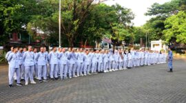 BPSDMD Provinsi Kalimantan Selatan dengan Lanud Sjamsudin Noor dalam pelaksanaan Latihan Dasar (Latsar) CPNS