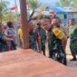 Tim Pengawasan dan Evaluasi (Wasev) TMMD ke-128 yang dipimpin Brigjen TNI Jimmy Watuseke, S.I.P., melaksanakan kunjungan kerja
