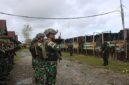 Wapangkoops TNI Habema, Brigjen TNI Riyanto, S.I.P., M.M., meninjau kesiapsiagaan prajurit di Pos Komando Taktis (Kotis) Dekai