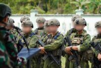 Panglima Komando Operasi (Pangkoops) TNI Habema, Mayjen TNI Yudha Airlangga, memimpin langsung kesiapan pelaksanaan evakuas