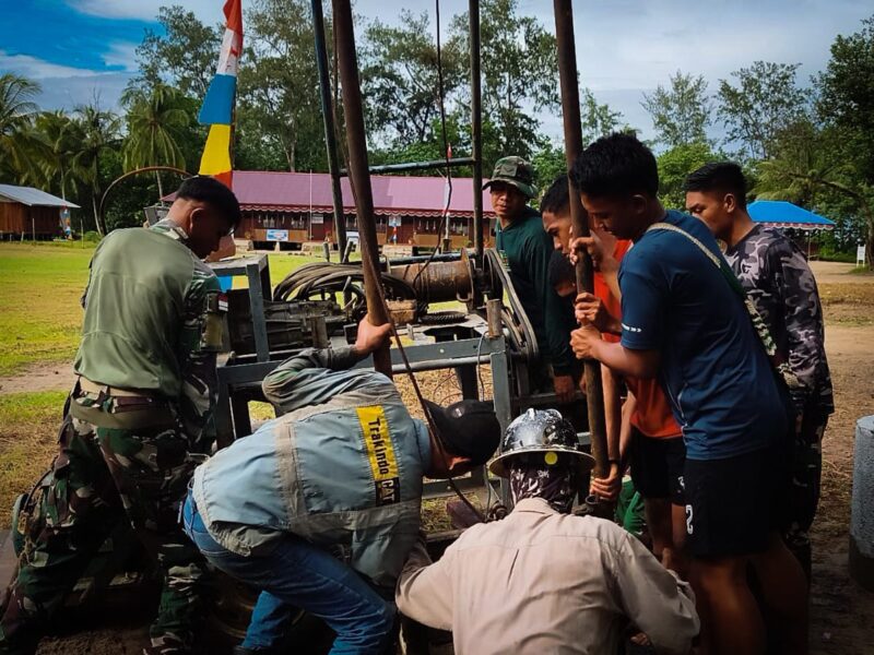 Kehadiran sumur bor pertama di Kampung Keakwa, Distrik Mimika Tengah, Kabupaten Mimika