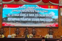 DPRD Kabupaten Tabalong menggelar rapat Paripurna di Tanjung, Kabupaten Tabalong